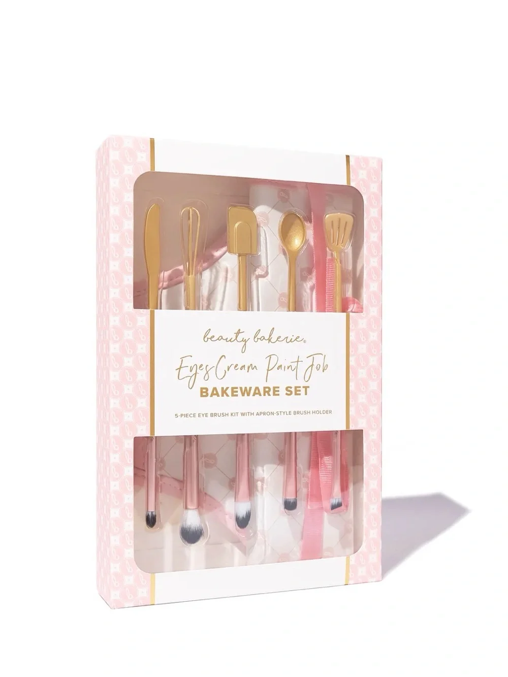 Beauty Bakerie Pink & Gold Bakeware Eye Brush Set